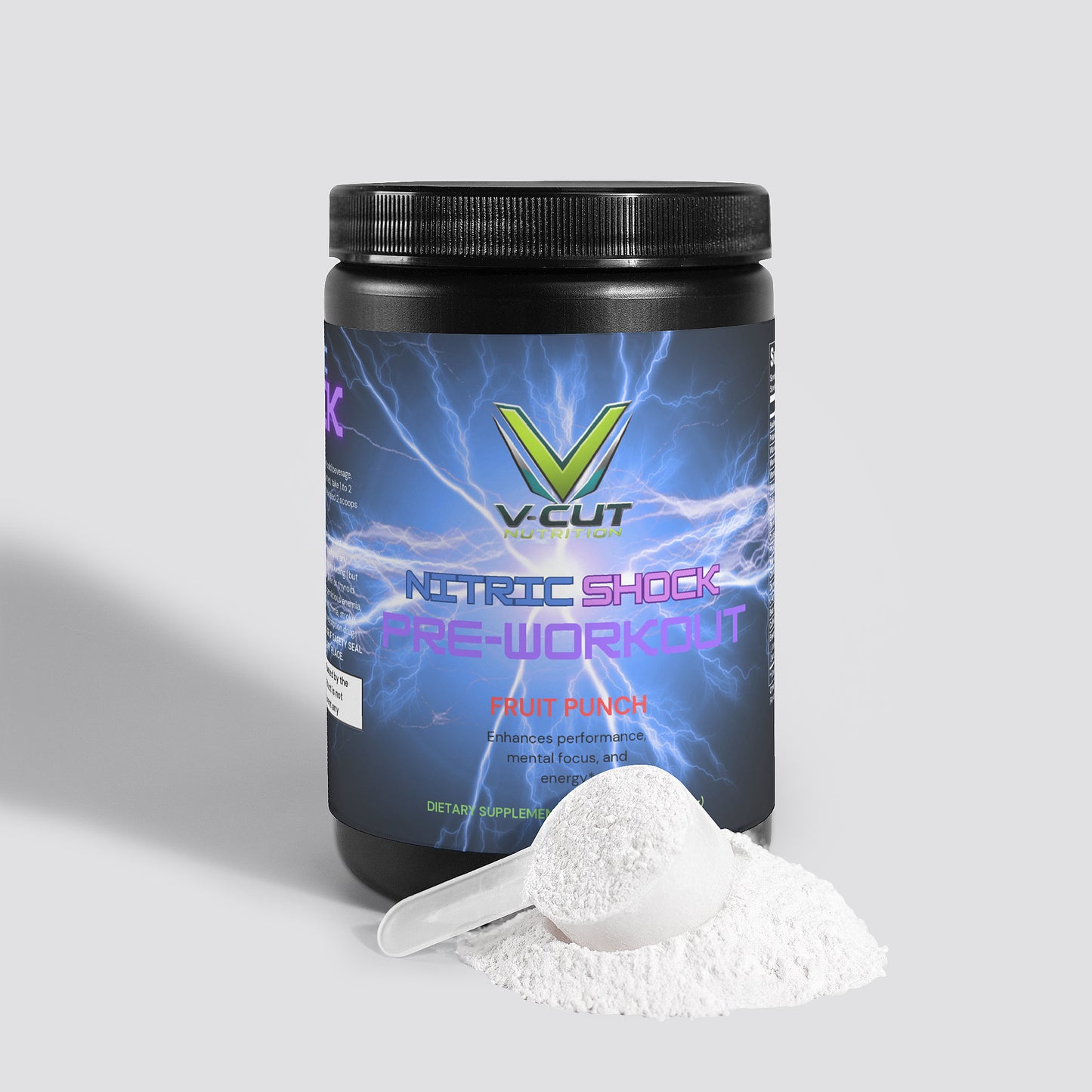 Nitric Shock Pre-Workout Powder (Fruit Punch)