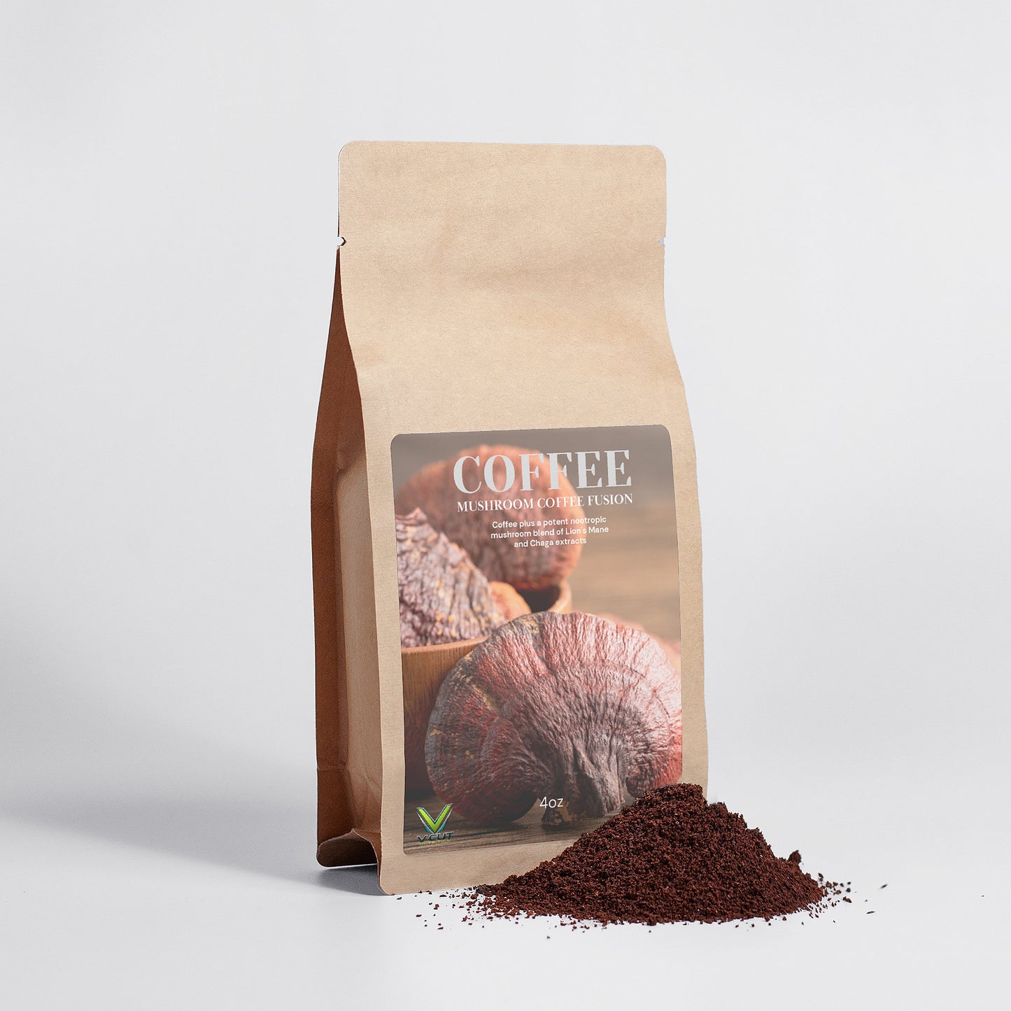 Mushroom Coffee Fusion - Lion’s Mane & Chaga 4oz