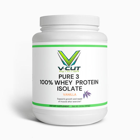 Pure 3 100% Whey Protein Isolate (Vanilla)