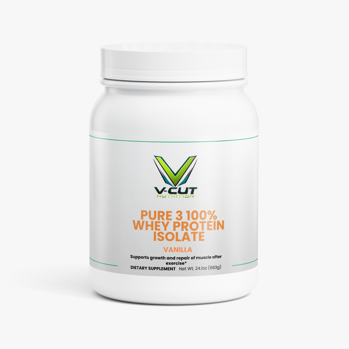 Pure 3 100% Whey Protein Isolate (Vanilla)