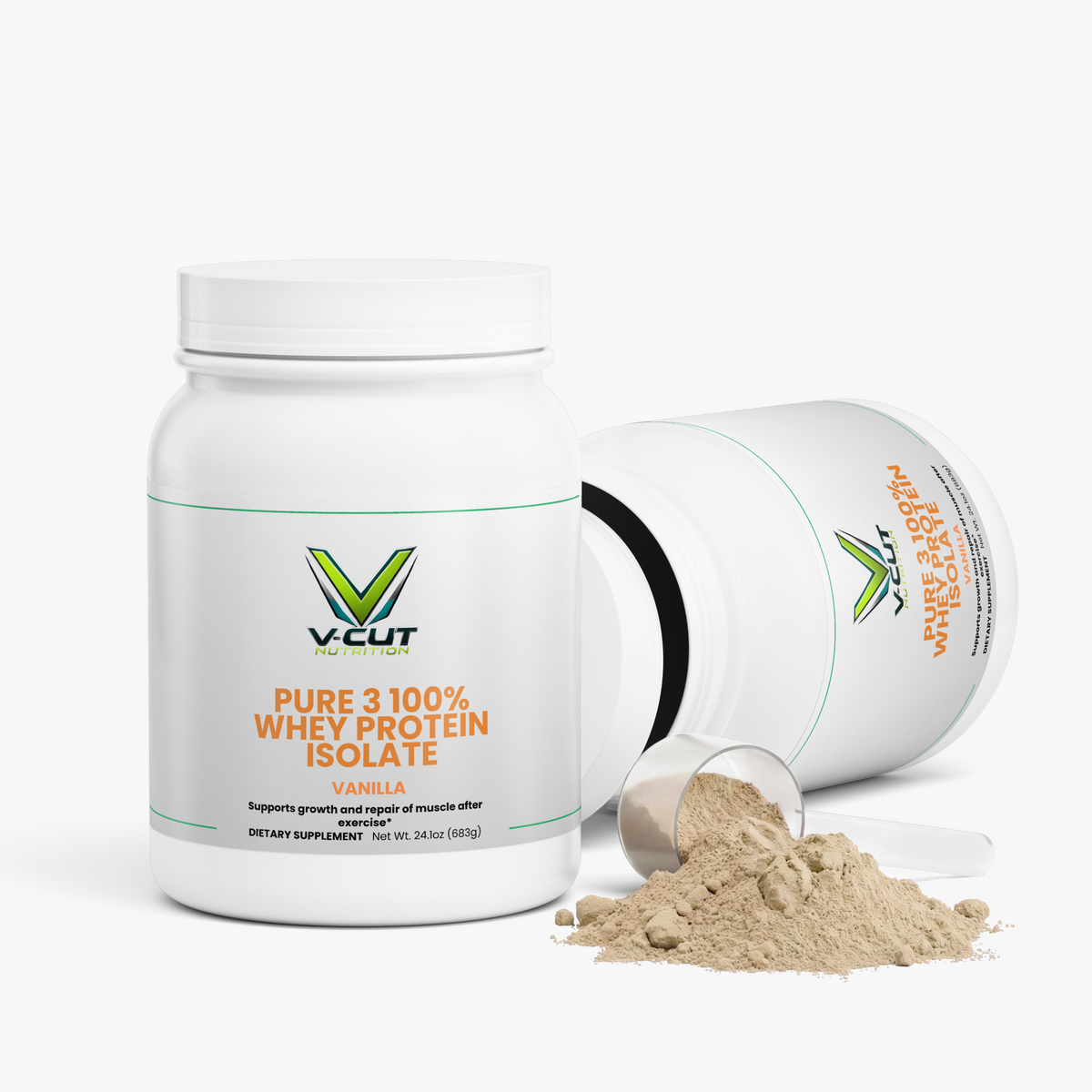 Pure 3 100% Whey Protein Isolate (Vanilla)